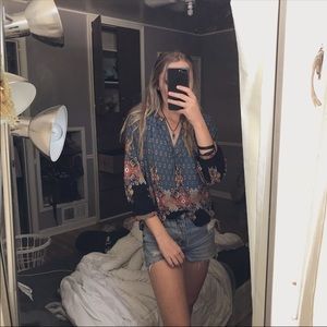 bohemian blouse